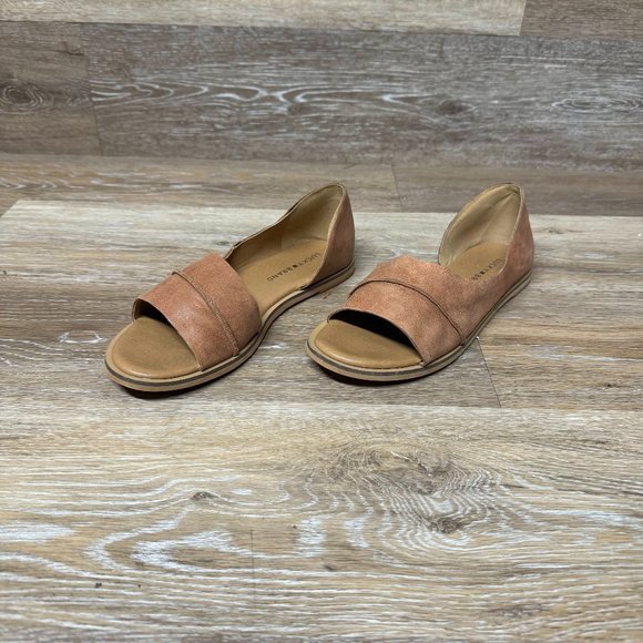 Lucky Brand Fentin d'orsay Open Toe Sandal Women's Size 7 - Picture 1 of 6